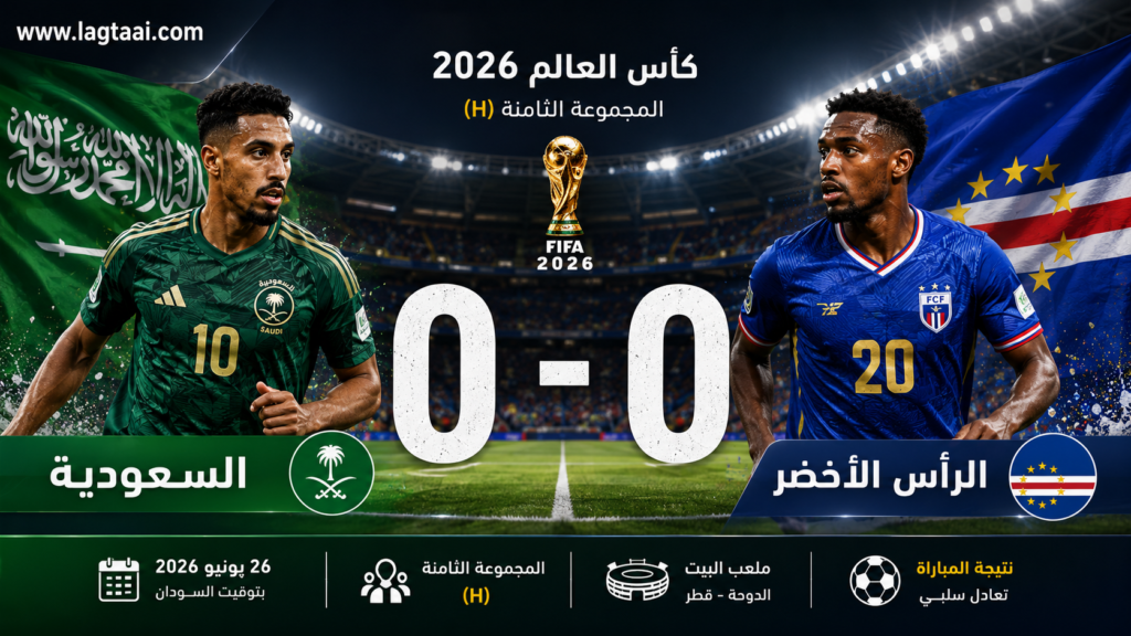 السعودية 0 × 0 الرأس الأخضر