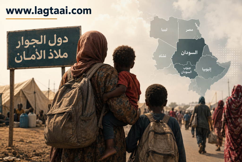 كيف يُعامل اللاجئ السوداني في دول الجوار؟