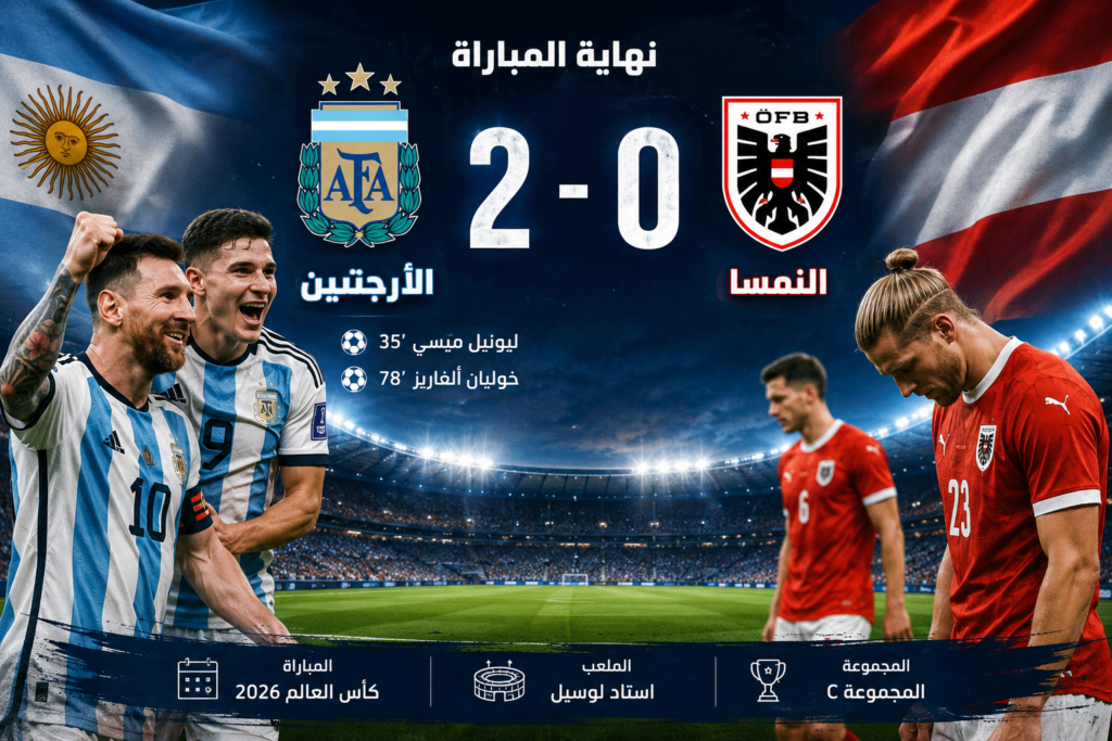 الأرجنتين 2 – 0 النمسا