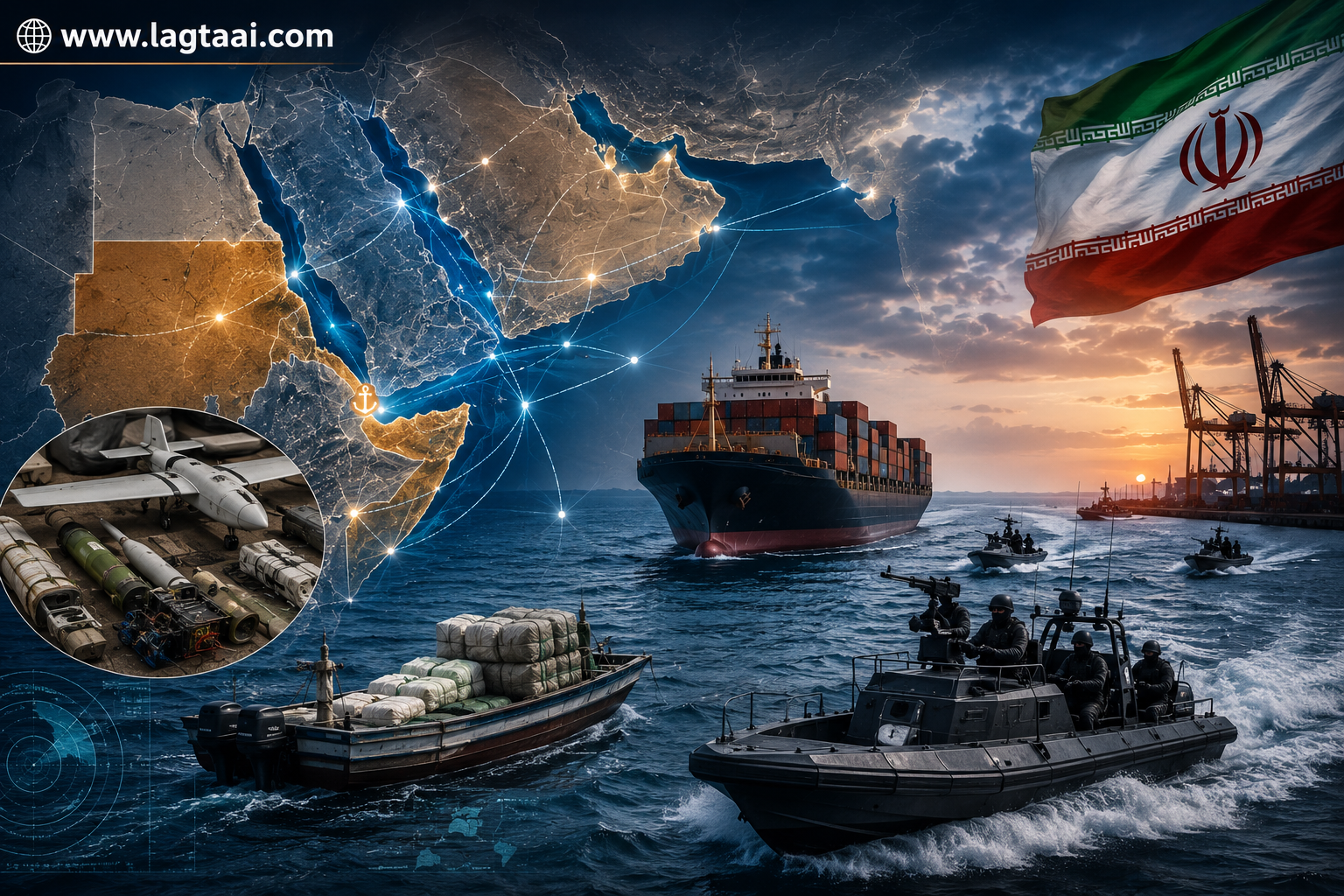 البحر الأحمر والقرن الأفريقي.. كيف تشكل شبكات التهريب والنفوذ أحد أخطر ملفات الأمن الإقليمي؟