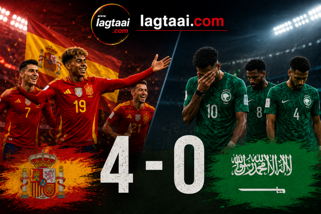 تقرير رياضي حصري | إسبانيا 4 – 0 السعودية