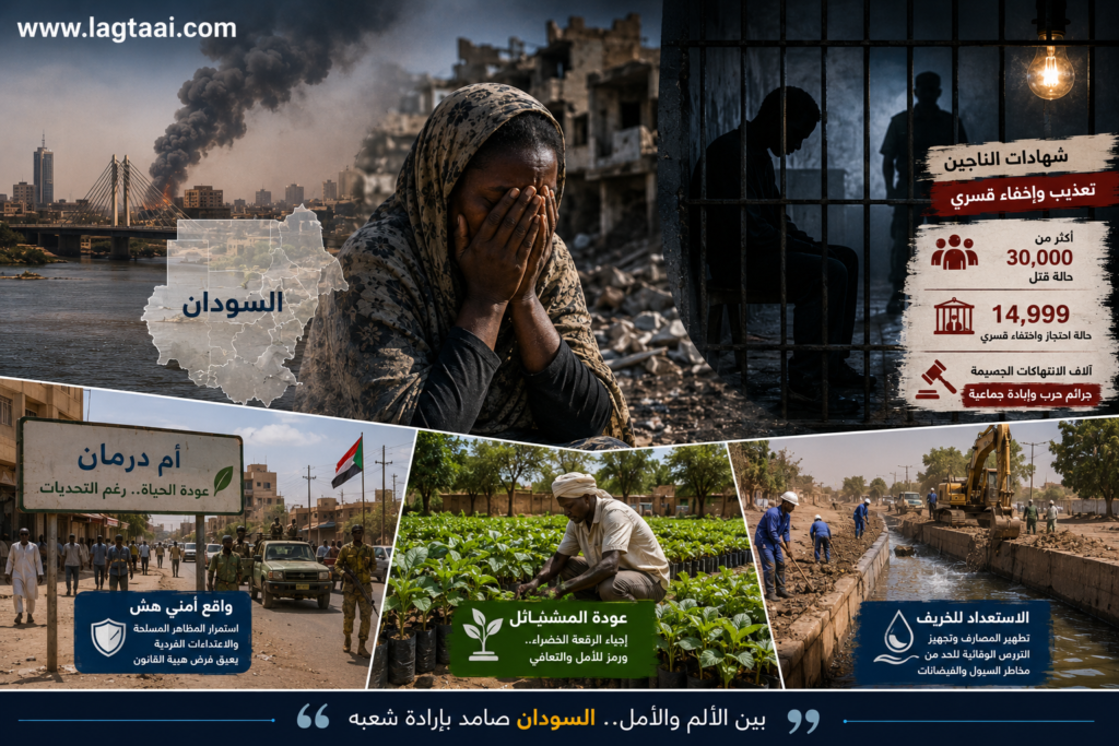 السودان بين جراح الحرب ومحاولات التعافي.. المشهد الإنساني والمدني في يونيو 2026