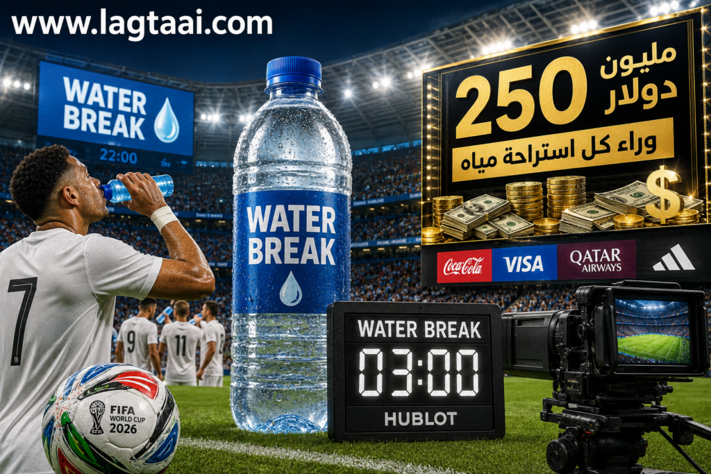 250 مليون دولار وراء كل «Water Break» في كأس العالم.. استراحة مياه أم استراحة إعلانات؟