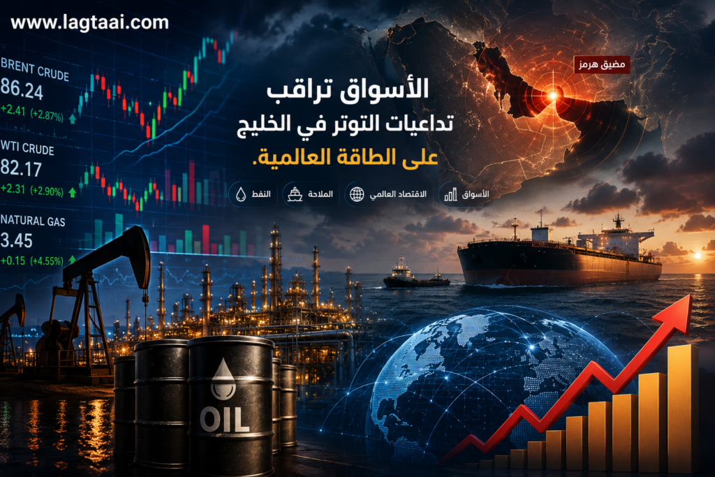 الأسواق تراقب تداعيات التوتر في الخليج على الطاقة العالمية.  