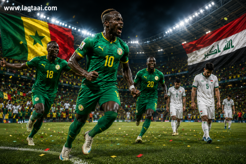 السنغال 5 × 0 العراق