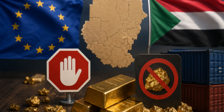 الاتحاد الأوروبي يفرض حظراً على تجارة الذهب السوداني