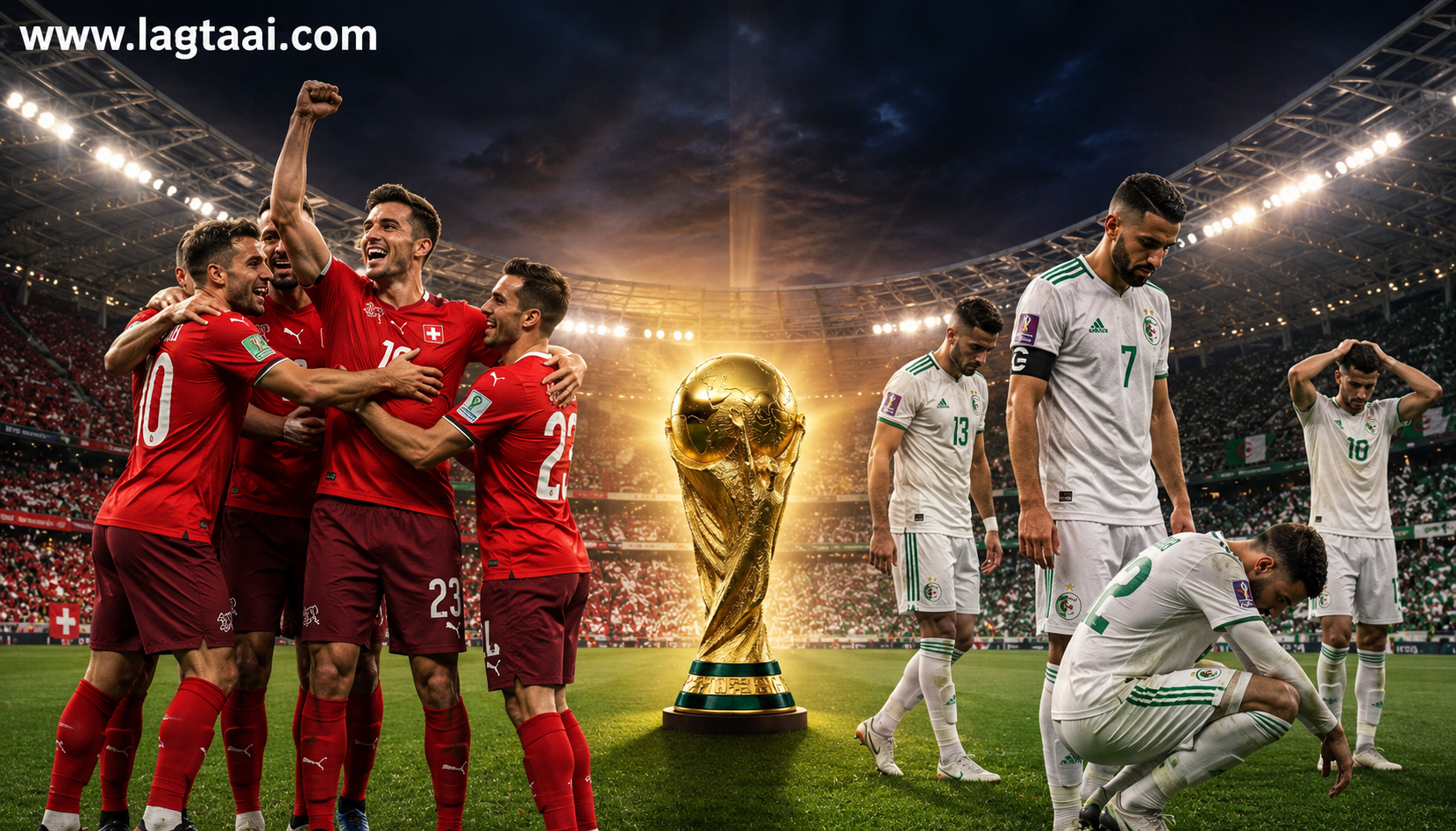 سويسرا 2 – 0 الجزائر 🇨🇭⚽🇩🇿