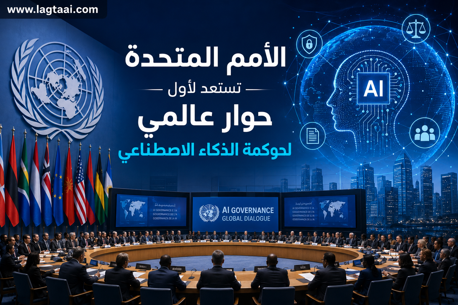 الأمم المتحدة تستعد لأول حوار عالمي لحوكمة الذكاء الاصطناعي