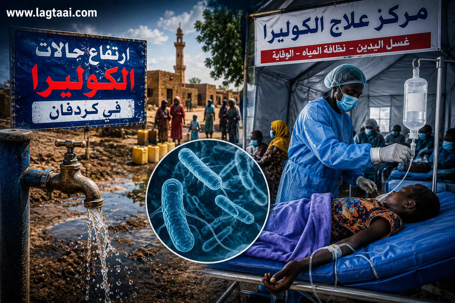 ارتفاع حالات الكوليرا في كردفان يثير مخاوف من أزمة صحية متفاقمة