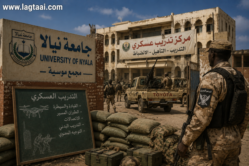 جامعة نيالا بين التعليم والعسكرة.. تداعيات تحويل الحرم الجامعي إلى مركز تدريب عسكري