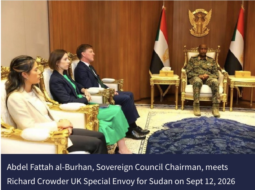 البرهان والمبعوث البريطاني في الخرطوم.. حوار سوداني على الطاولة وخلاف مفتوح حول بعثة تقصي الحقائق